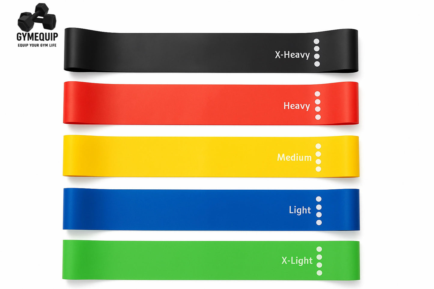 Gym Rubber Bands 5 pack