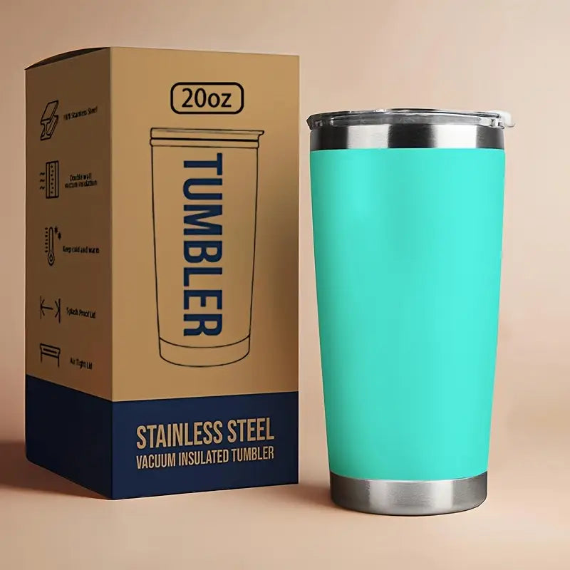 20oz Stainless Steel Tumbler with Lid