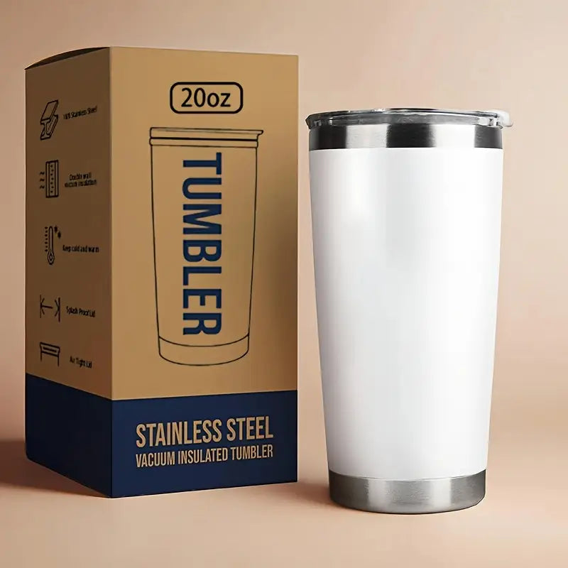 20oz Stainless Steel Tumbler with Lid
