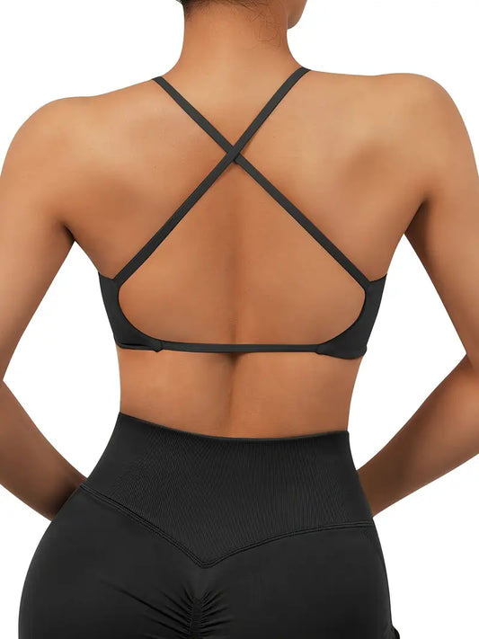 Woman's V-neck Sports Bra