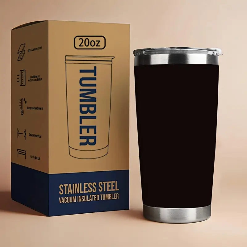 20oz Stainless Steel Tumbler with Lid