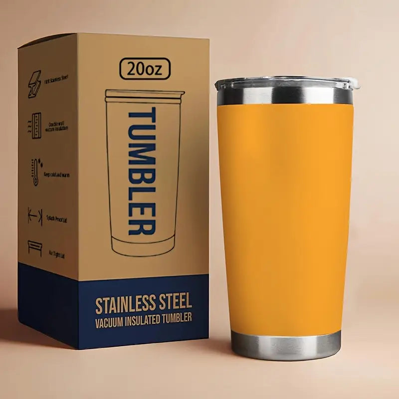 20oz Stainless Steel Tumbler with Lid