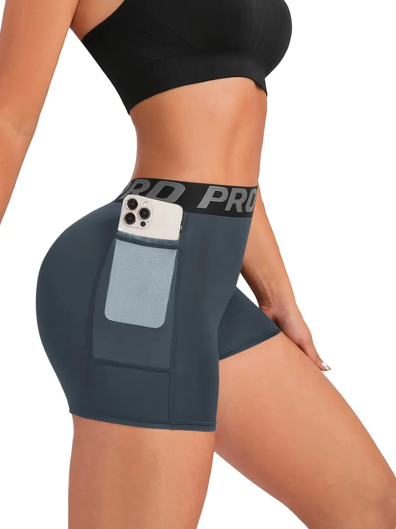 Woman's High Waist Short Leggings