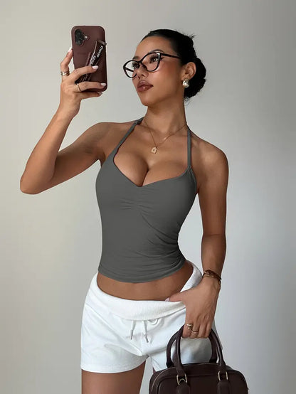 Woman's Gym String Top