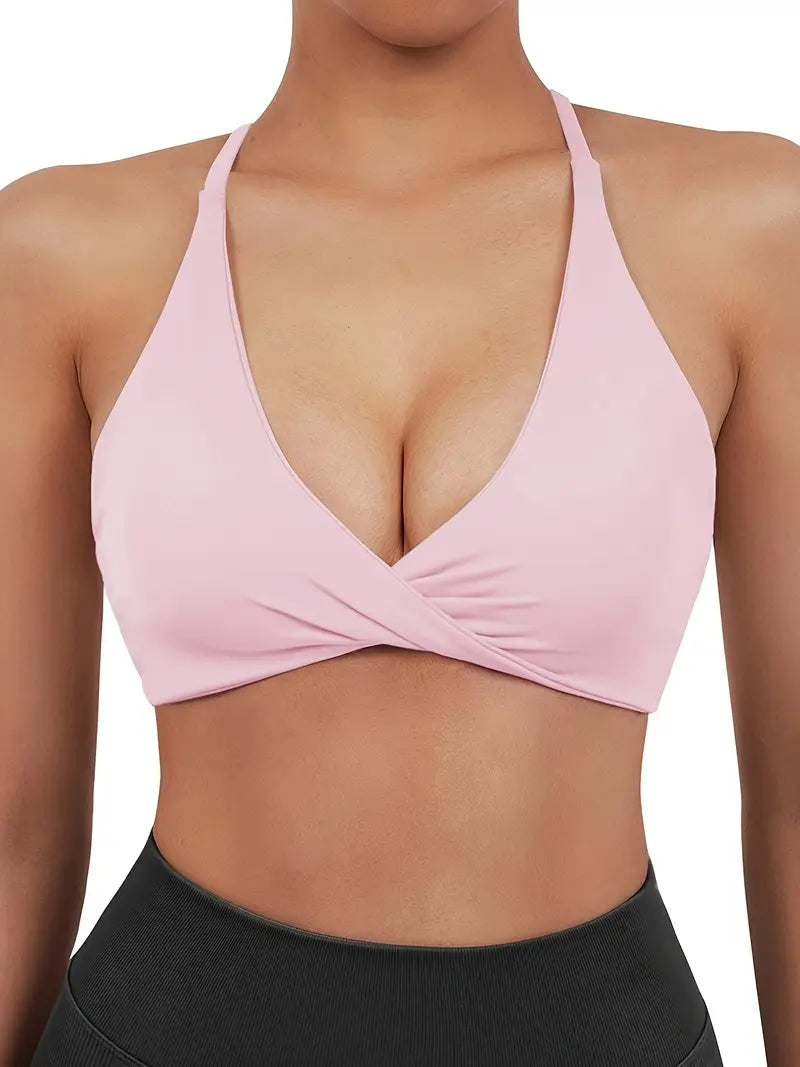 Woman's V-neck Sports Bra