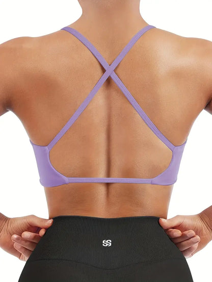 Woman's V-neck Sports Bra