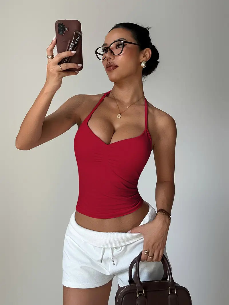 Woman's Gym String Top