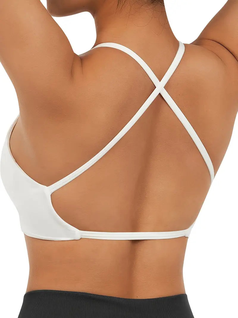 Woman's V-neck Sports Bra