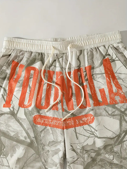 Men's Graphic Gym Shorts